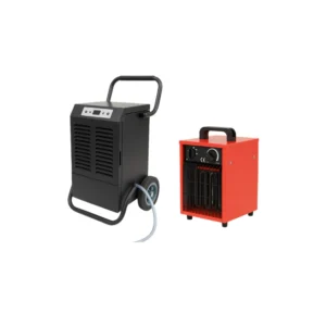 Drogen en verwarmen pakket huren bij ToolsSwap bouwdroger 90L en 2x 3000W kachel