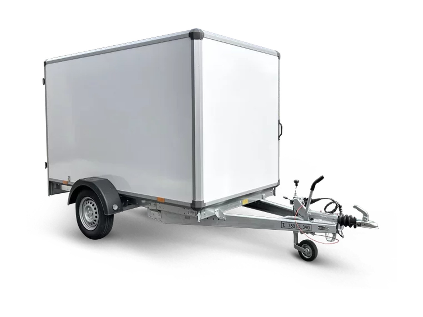 Gesloten geremde aanhanger met laadklep (MTM 1100 kg) – ToolsSwap